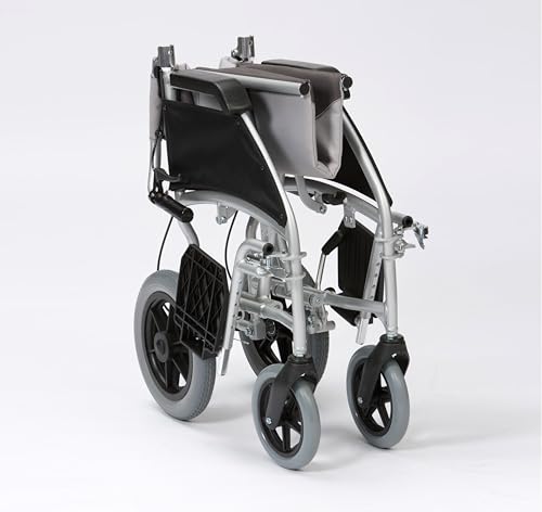 Drive Devilbiss Enigma Transit Wheelchair - Ultra Lightweight, 20 Inch Seat, Portable, Folding, Disability Aid - Like New
