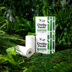 The Cheeky Panda Bamboo Kitchen Roll - 10 Rolls, 1000 Sheets, Strong Absorbent Plastic-Free Paper Towels - Damaged Box