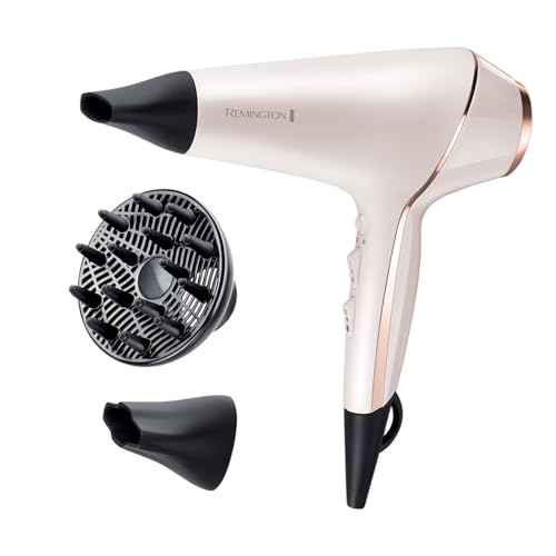 Remington PROluxe AC9140 Hair Dryer - OPTIheat, Ionic, Diffuser, 2 Concentrators, 2400W - Damaged Box