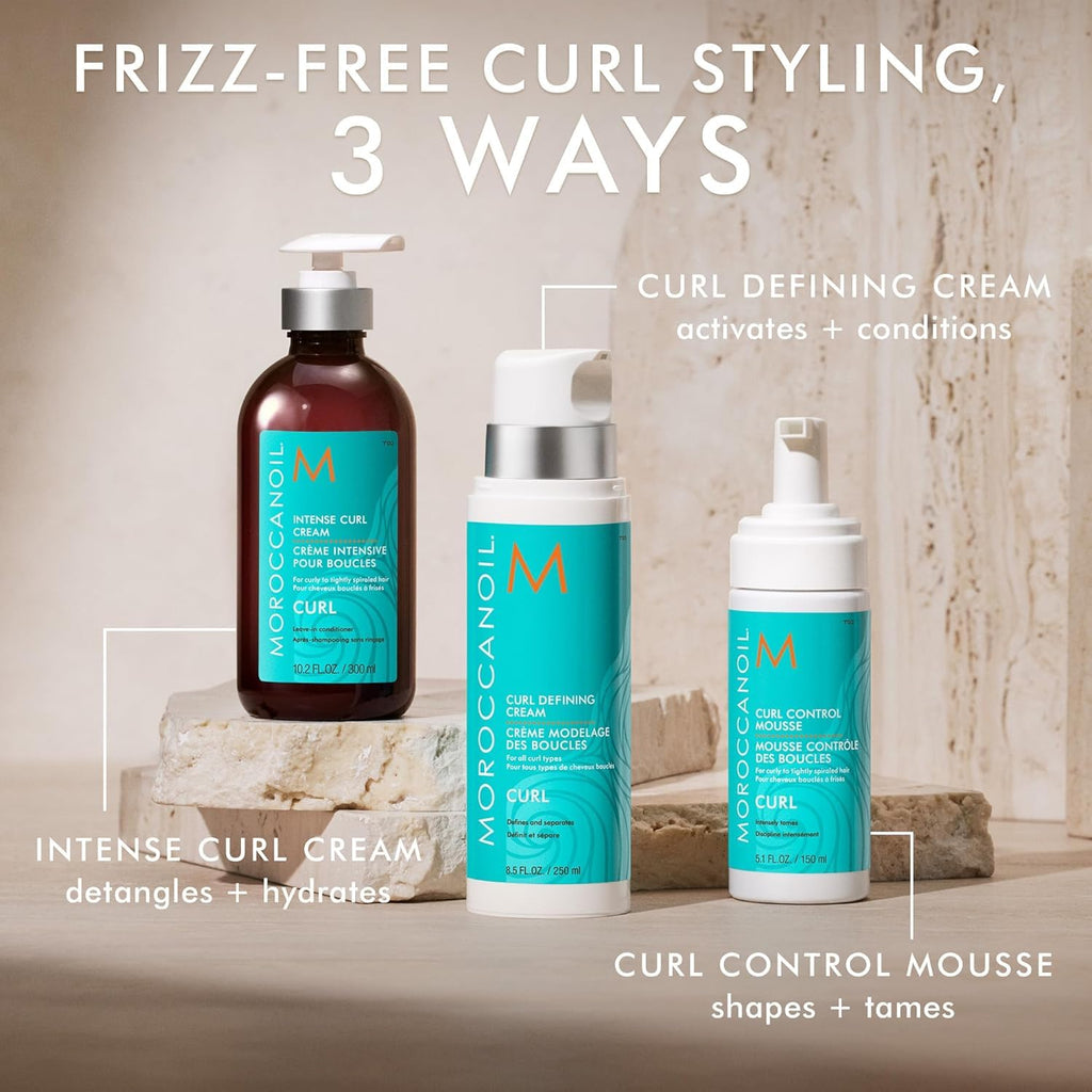Moroccanoil Curl Defining Cream 75ml - Hydrating Hair Styling for Wavy & Curly Hair