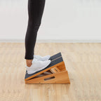 Professional Wooden Slant Board - Adjustable Incline Calf Stretcher - Portable Side-Handle Design