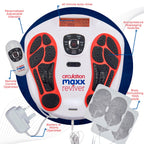 VYTALIVING Circulation Reviver - Circulation Blood Booster for feet and Legs - Medically Approved Foot Massagers for Circulation - EMS Foot Massager with TENS Pads & Remote - Damaged Box