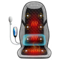 COMFIER Back Massager with Heat for Pain Relief - Massage Chair Pad, Lumbar Support, 10 Vibration Motors, 5 Modes, Seat Cushion