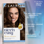 Clairol Nice'n Easy Cr`eme, Natural Looking Oil Infused Permanent Hair Dye, 6R Light Auburn, Packaging May Vary - Damaged Box