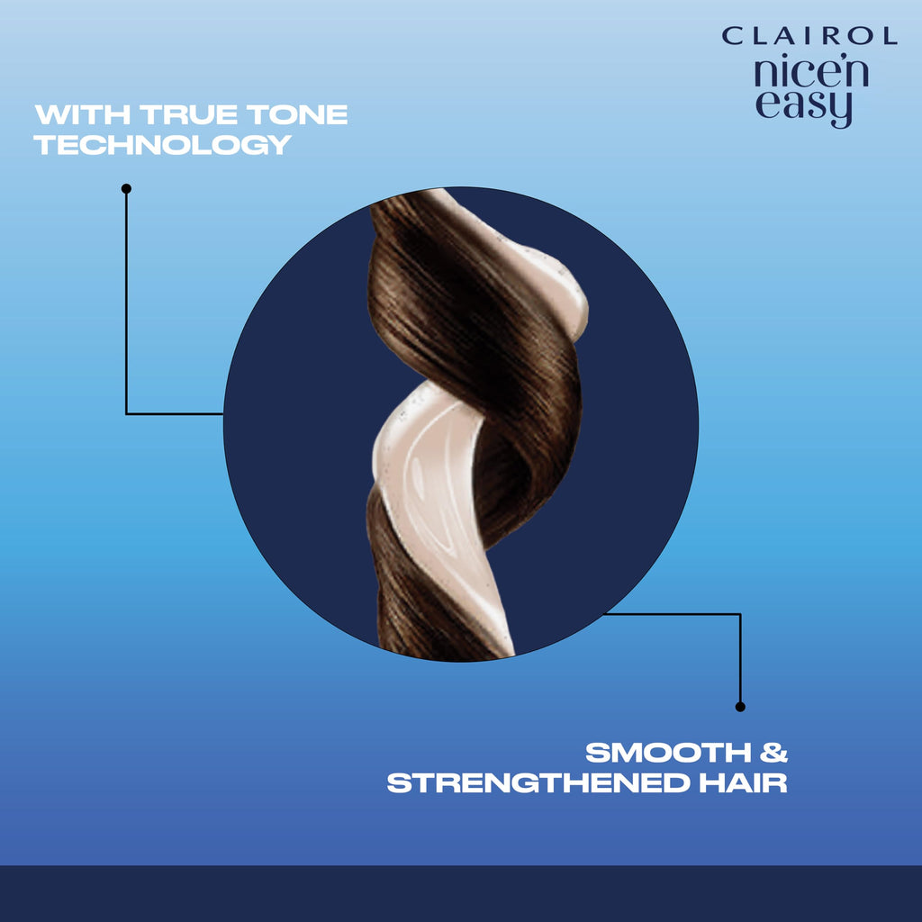Clairol Nice'n Easy Cr`eme, Natural Looking Oil Infused Permanent Hair Dye, 6R Light Auburn, Packaging May Vary - Damaged Box