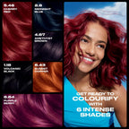 Clairol Nice 'n Easy Permanent Hair Dye 5.46 Cherry Red Bold Zero Ammonia Colourant - Damaged Box
