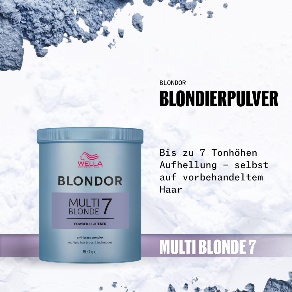 Wella Blondor Multi Blonde Dust Free Poweder Lightner 800G - Damaged Box