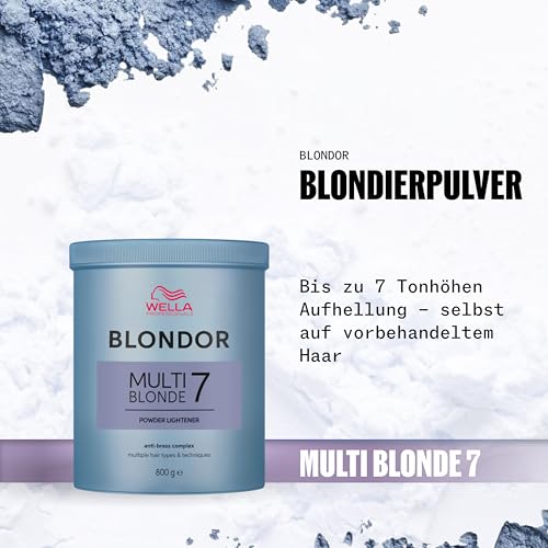 Wella Blondor Multi Blonde Dust Free Poweder Lightner 800G - Damaged Box