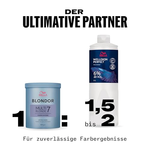 Wella Blondor Multi Blonde Dust Free Poweder Lightner 800G - Damaged Box