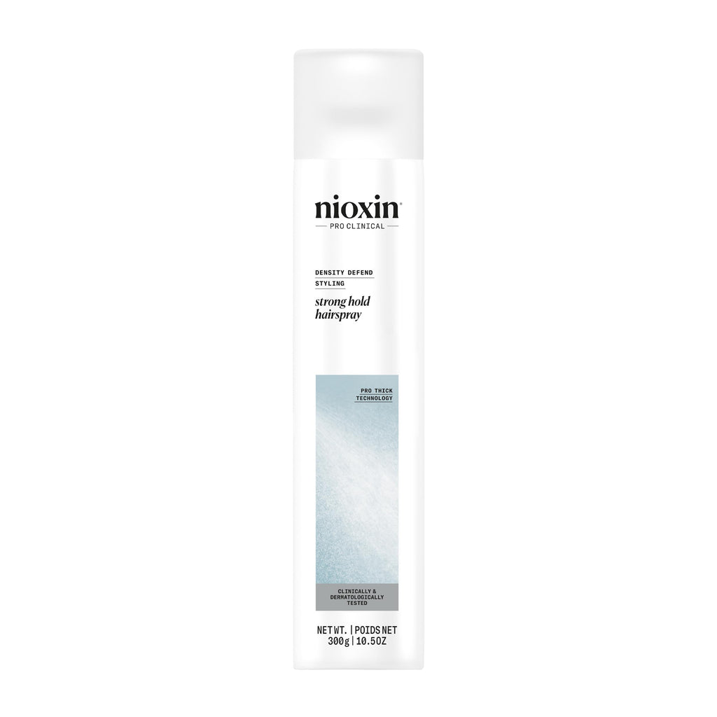 Nioxin Density Defend Styling Strong Hold Volume Hair Spray - Long-Lasting Hairstyles, for Medium to Coarse Hair (300ml) - Damaged Box
