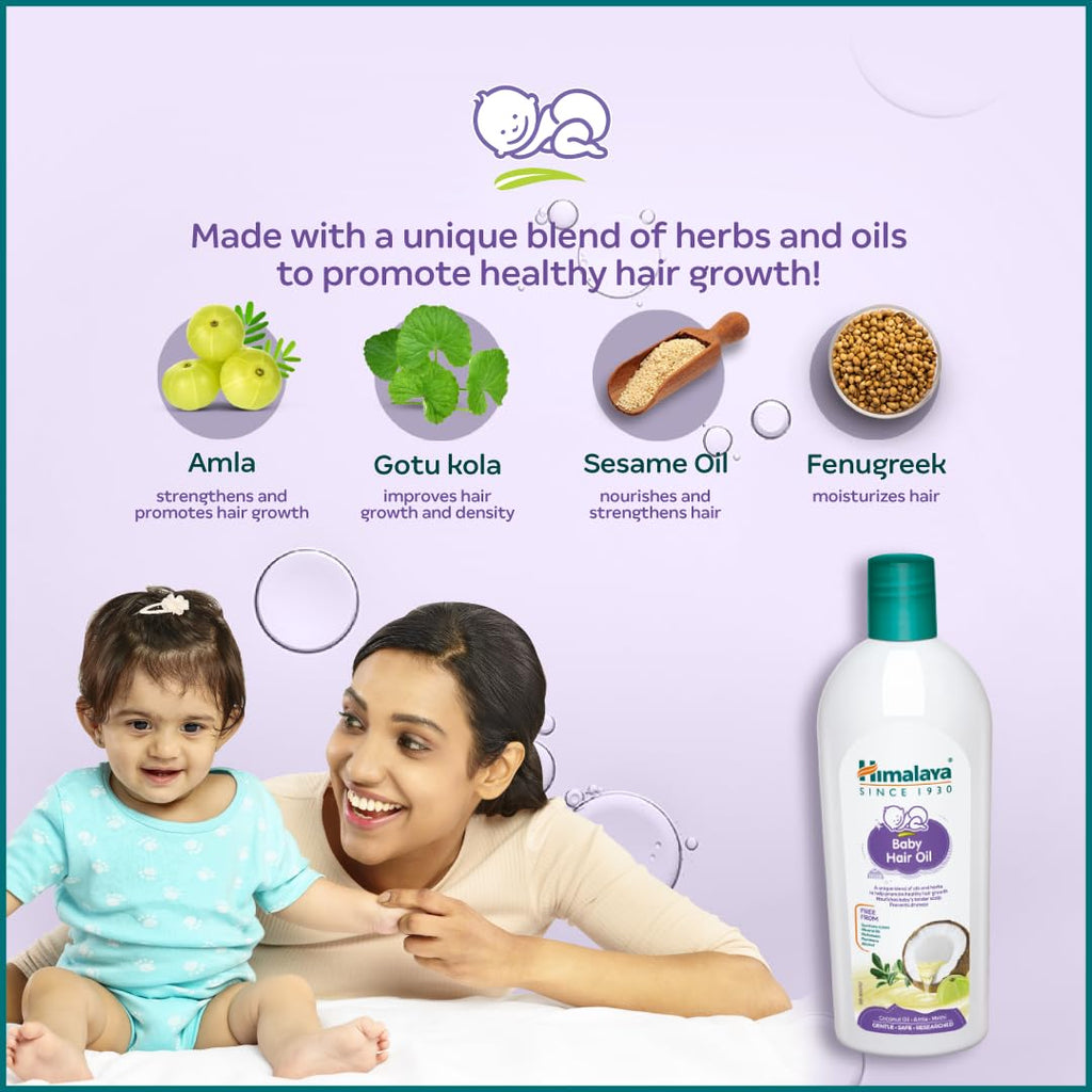 Himalaya Baby Hair Oil 200ml - Damaged Box