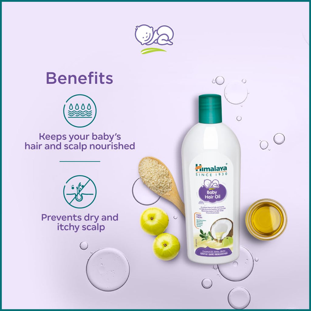 Himalaya Baby Hair Oil 200ml - Damaged Box