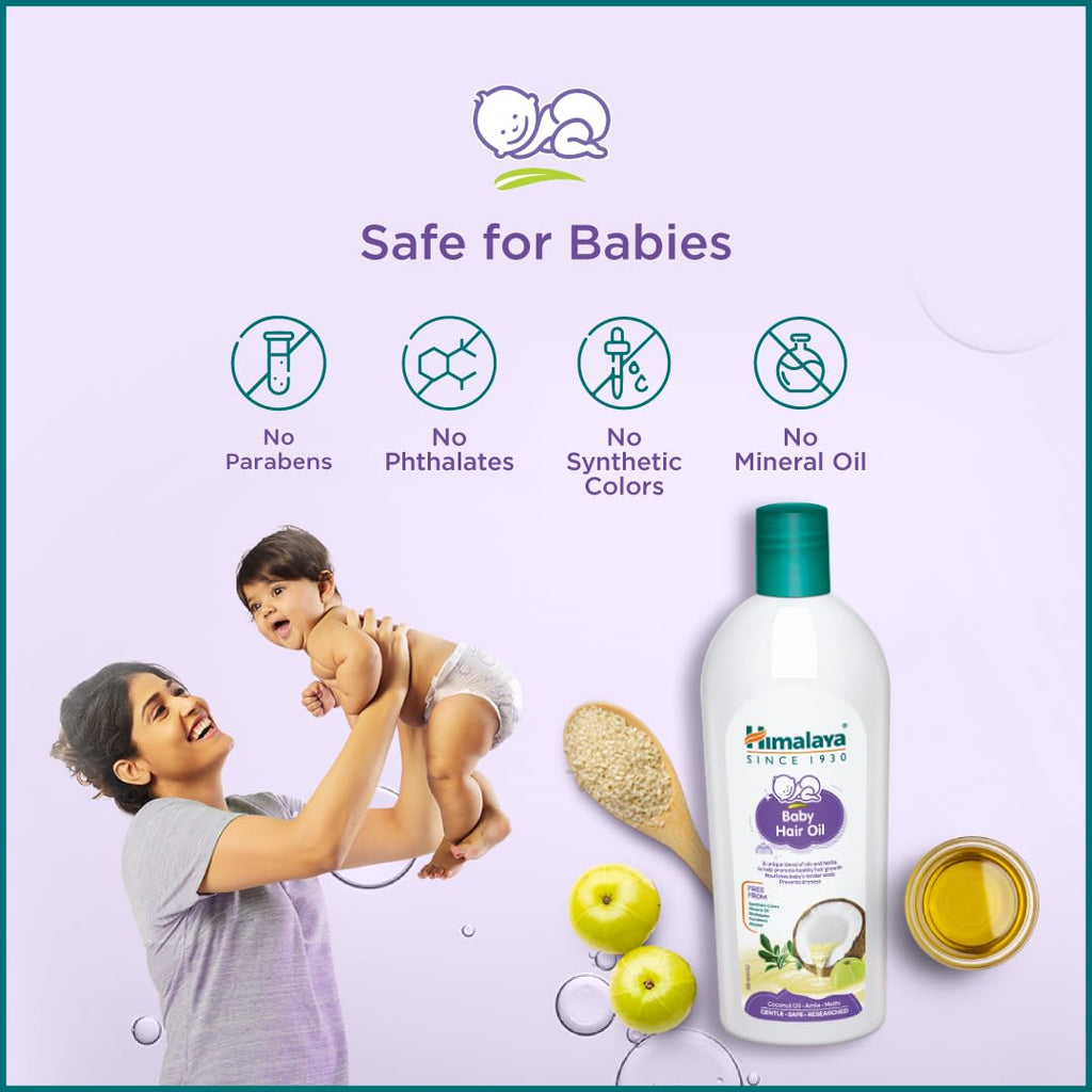 Himalaya Baby Hair Oil 200ml - Damaged Box