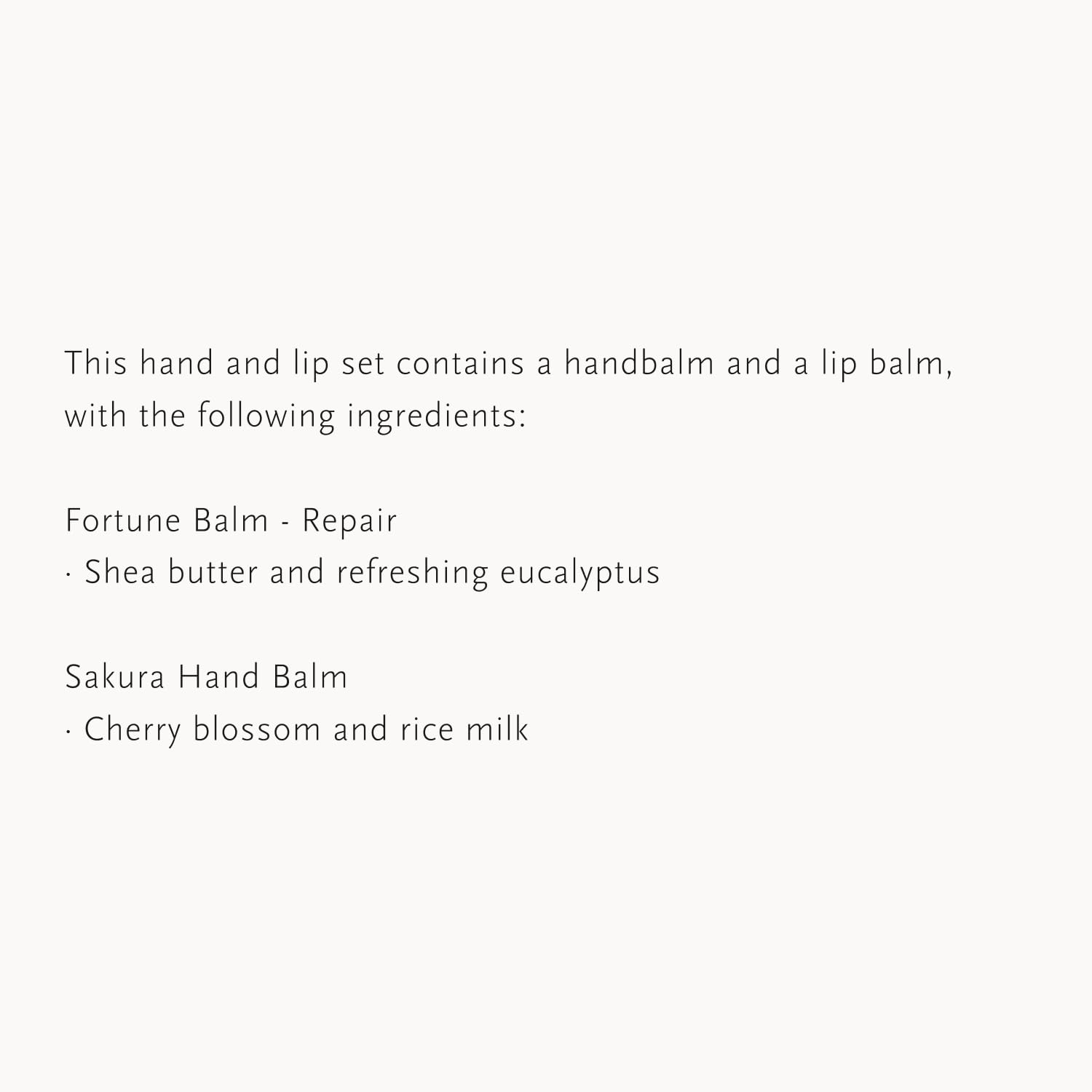 RITUALS The Ritual of Sakura Hand & Lip Gift Set - Hand Cream 70ml & Fortune Balms Repair Lip Balm 4.8g - Damaged Box