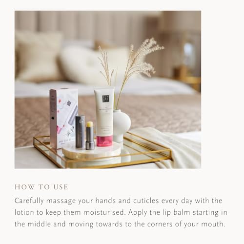 RITUALS The Ritual of Sakura Hand & Lip Gift Set - Hand Cream 70ml & Fortune Balms Repair Lip Balm 4.8g - Damaged Box