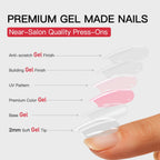 CurvLife Press-On Nails (Nude Whisper) - Damaged Box