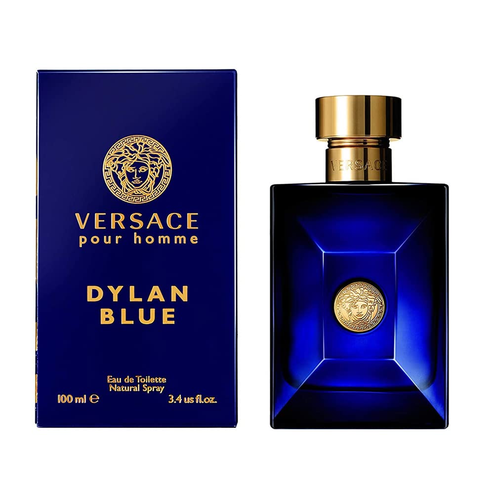 VERSACE Dylan Blue Eau de Toilette Spray for Men 100ml EDT Pour Homme - Damaged Box