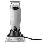 Andis ORL Professional Cord/Cordless Trimmer | Zero-Gap Carbon Steel T-Outliner Blade | 7,200 SPM | 100-Min Runtime | 4 Attachment Combs | Premium Charging Stand | Hair & Beard | Grey