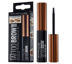 Maybelline New York Tattoo Brow Peel Off Eyebrow Gel Tint, Semi-Permanent Colour, Waterproof, Lasts up to 3 Days, Colour: Dark Brown - Damaged Box