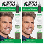 Just for men Original Formula Light Brown Hair Dye, Restores Original Colour for a Natural Look H25