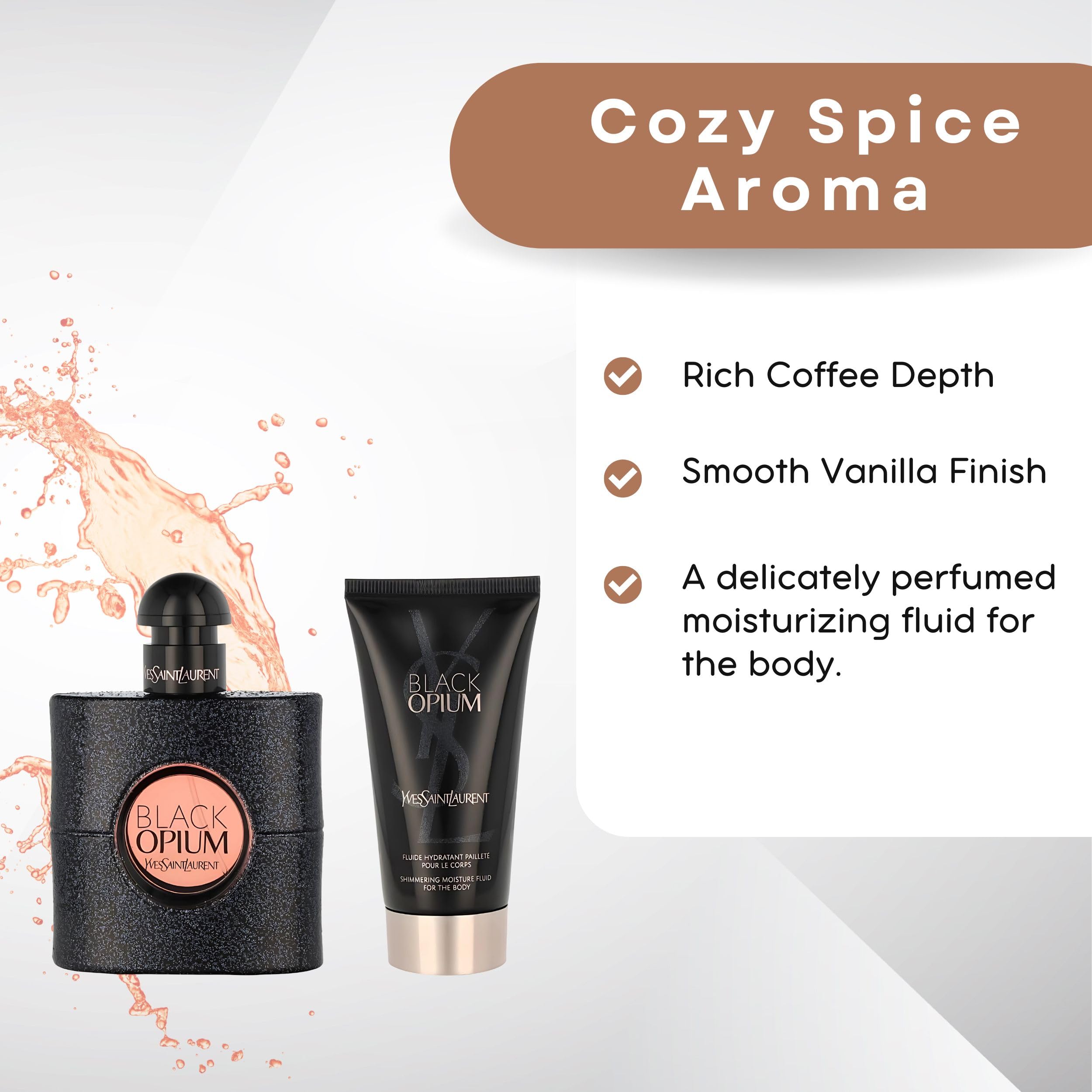 Yves Saint Laurent Black Opium EDP 50ml & Shimmering Moisturising Fluid 50ml Gift Set - Damaged Box