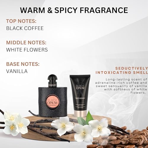 Yves Saint Laurent Black Opium EDP 50ml & Shimmering Moisturising Fluid 50ml Gift Set - Damaged Box