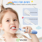 5Pcs Children's Replacement Toothbrush Heads Compatible with SEAGO SG-513/SG-977/SG-2139/SG-EK6, Teeteck Kids Electric Toothbrushes(3 Years+)