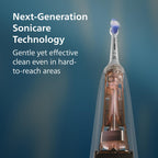 Philips Sonicare 7100 Electric Toothbrush, Sonic Toothbrush with App, 4 Brushing Modes and 3 Intensity Levels, Pressure Alert, EasyStart, SmarTimer, Navy Blue, Model HX7421/08 [No Box] - Damaged Box