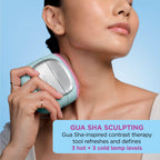 Shark DePuffi FH220UKTL Hot + Cold Contrast Therapy Tool - 6 Temp Levels, Teal - Face Depuff & Soothe - Like New