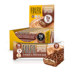 FULFIL Vitamin and Protein Bars, Chocolate Cappuccino Flavour, 15 x 55g - BBE 04/2026