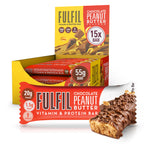 FULFIL Vitamin and Protein Bars, Chocolate Cappuccino Flavour, 15 x 55g - BBE 04/2026