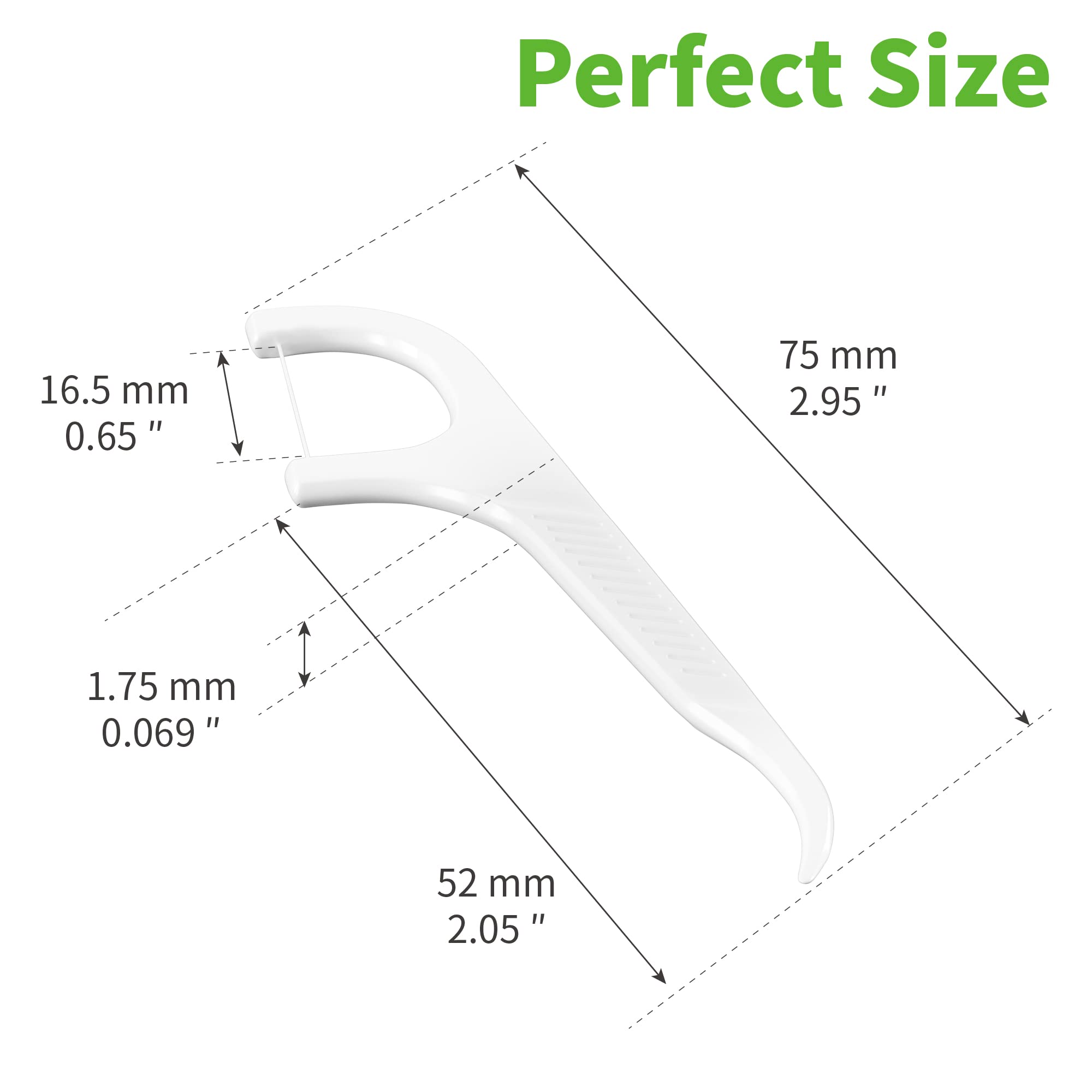 200pcs Floss Sticks Dental, Triple Clean Advanced Clean Dental Floss Stick, Easy and Simple to Use Tooth Floss Picks, Smoothly Work on Tight Teeth Floss Sticks, Keeps Your Mouth Fresh and Clean