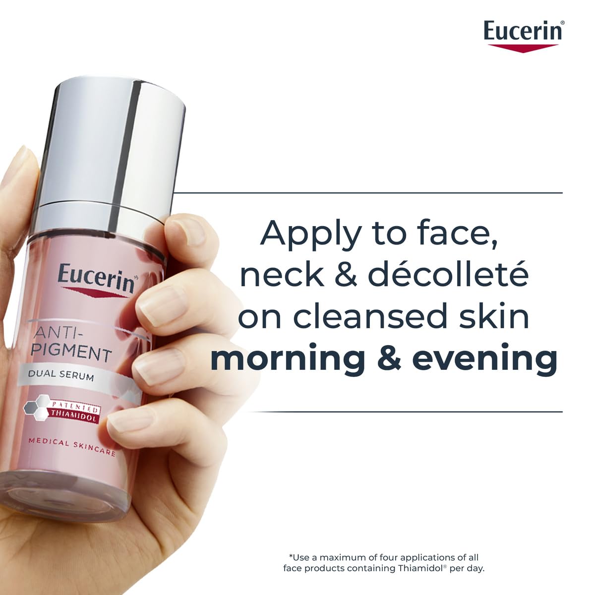 Eucerin Anti-Pigment Dual Face Serum 30ml – Hyperpigmentation & Age Spot Treatment for Uneven Skin Tone with Hyaluronic Acid - Damaged Box