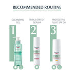 Eucerin DermoPurifyer Triple Effect Serum 40ml, Post Acne Treatment for Blemish-Prone Skincare, Reduces Hyperpigmentation Spots, Controls Shine and Prevents New Blemishes, with Salicylic Acid - Damaged Box