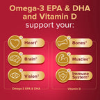 Seven Seas Omega-3 Fish Oil and Turmeric, Omega-3 Plus Vitamin D for Whole Body Healthplus, Duo Pack: 30 Capsules Plus 30 Tablets, 1 Month Supply - BBE 06/2026