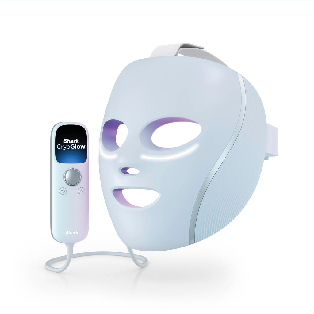 Shark CryoGlow LED Face Mask - Under-Eye Cooling, Anti-Ageing, Blemish Repair, Red Blue Infrared Light Therapy - Very Good