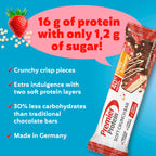 Premier Protein - Soft Crunch Bar 40 percent - Strawberry Yoghurt - 12x40g - Low Sugar - Low Carb - High Protein Bar - Palm Oil Free - Damaged Box - BBE 05/2026