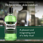 Proraso Professional Aftershave Lotion Refreshing, 400ml, Men's Aftershave with Eucalyptus Oil & Menthol, Helps Restore Skin Comfort, Made in Italy - Damaged Box