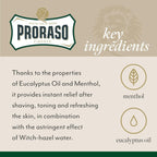 Proraso Professional Aftershave Lotion Refreshing, 400ml, Men's Aftershave with Eucalyptus Oil & Menthol, Helps Restore Skin Comfort, Made in Italy - Damaged Box