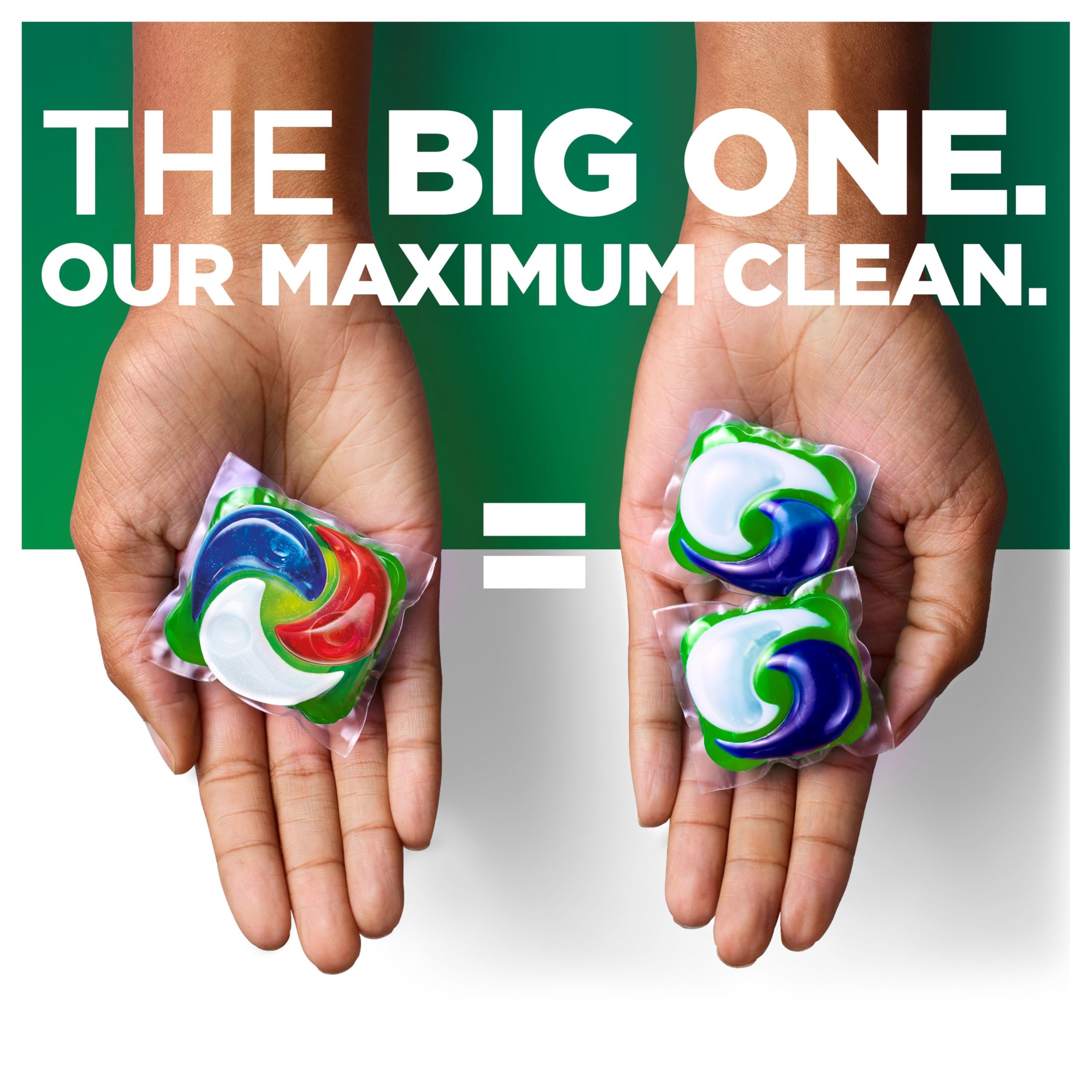 Ariel The Big One PODS Laundry Capsules 69 Washes - Original Scent, 2X Stain & Odour Removal, Cold Wash - Damaged Box