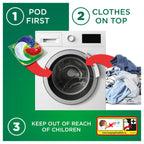 Ariel The Big One PODS Laundry Capsules 69 Washes - Original Scent, 2X Stain & Odour Removal, Cold Wash - Damaged Box