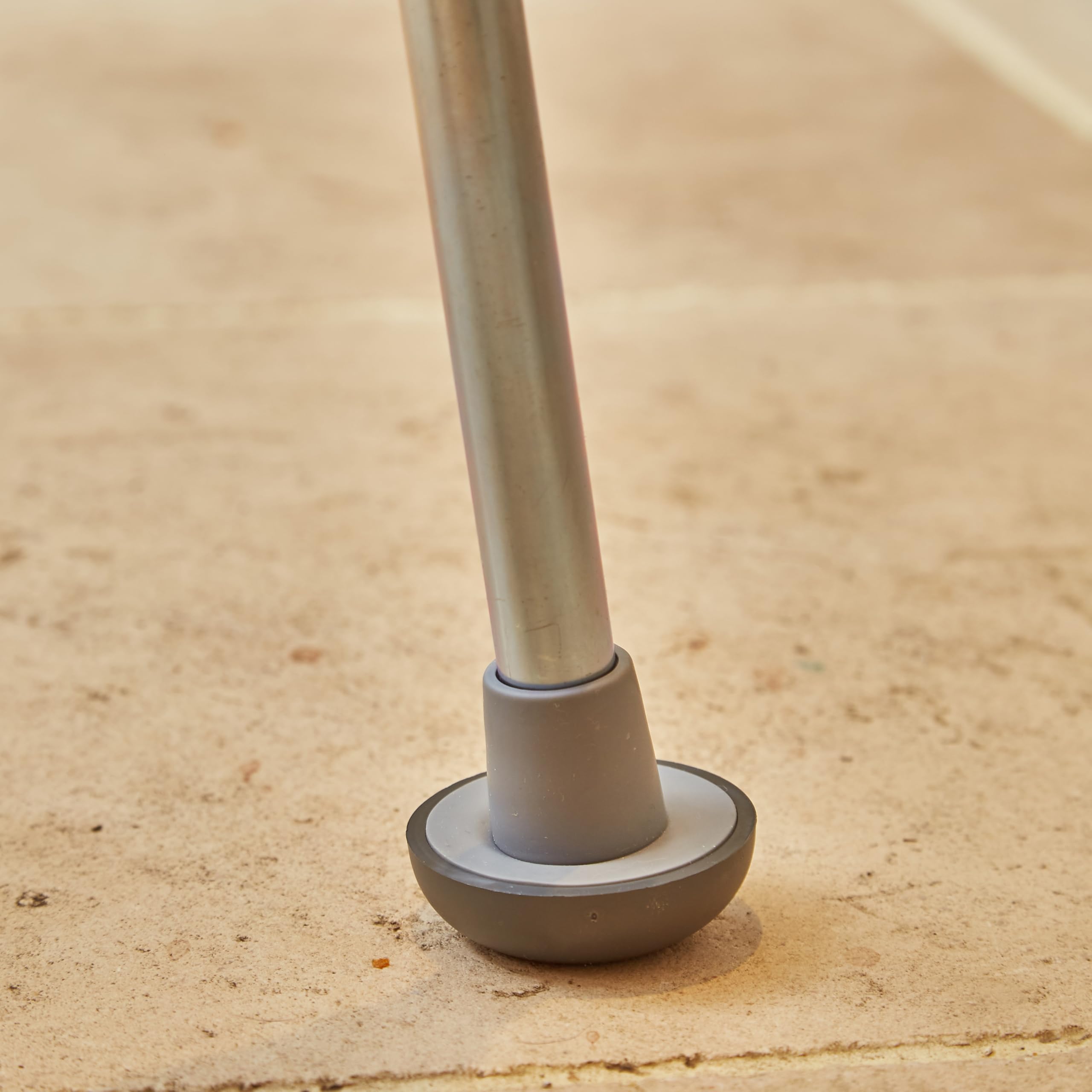 NRS Healthcare Duo Height Adjustable Walking Trolley - P23129 - Pebble Grey - Mobility Aid - Damaged Box