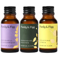 Purdy & Figg | Counter Clean Mixed Refill Kit | All-Purpose Cleaning Spray with Organic Essential Oils | Natural & Non-Toxic | Home & Kitchen Countertops | Citrus/Patchouli & Cedarwood/Vetiver Scents