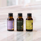 Purdy & Figg | Counter Clean Mixed Refill Kit | All-Purpose Cleaning Spray with Organic Essential Oils | Natural & Non-Toxic | Home & Kitchen Countertops | Citrus/Patchouli & Cedarwood/Vetiver Scents