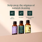 Purdy & Figg | Counter Clean Mixed Refill Kit | All-Purpose Cleaning Spray with Organic Essential Oils | Natural & Non-Toxic | Home & Kitchen Countertops | Citrus/Patchouli & Cedarwood/Vetiver Scents