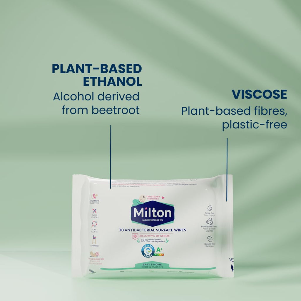 Milton Antibacterial Surface Wipes 30 Wipes - 7 packs