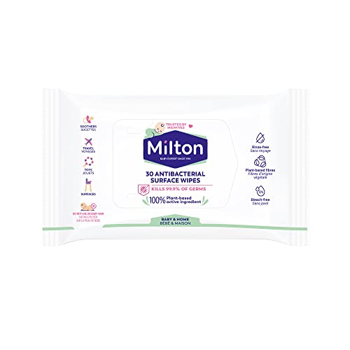 Milton Antibacterial Surface Wipes 30 Wipes - 7 packs