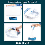 Lunderg Bedpan Liners with Lemon Scented Super Absorbent Pads - Value Pack 30 Count - Medical Grade & Universal Fit - Bed Pans for Females, Elderly Men and Women - Make Life so Much Easier