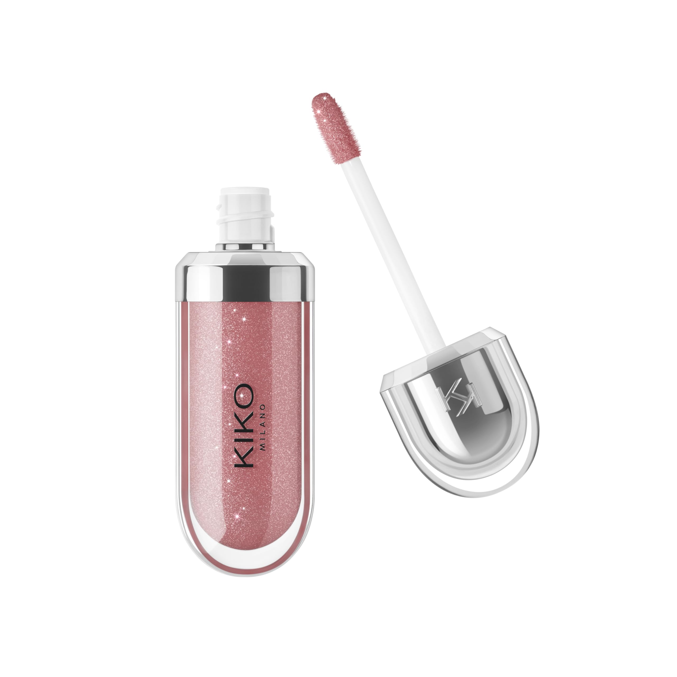 KIKO Milano 3D Hydra Lipgloss 32 I Hydrating Lip Gloss for Plumped 3D Shine, Non-Sticky Lipstick Gloss with Wand Applicator, Long Lasting Comfort, Professional Lip Products by KIKO Milano - Damaged Box
