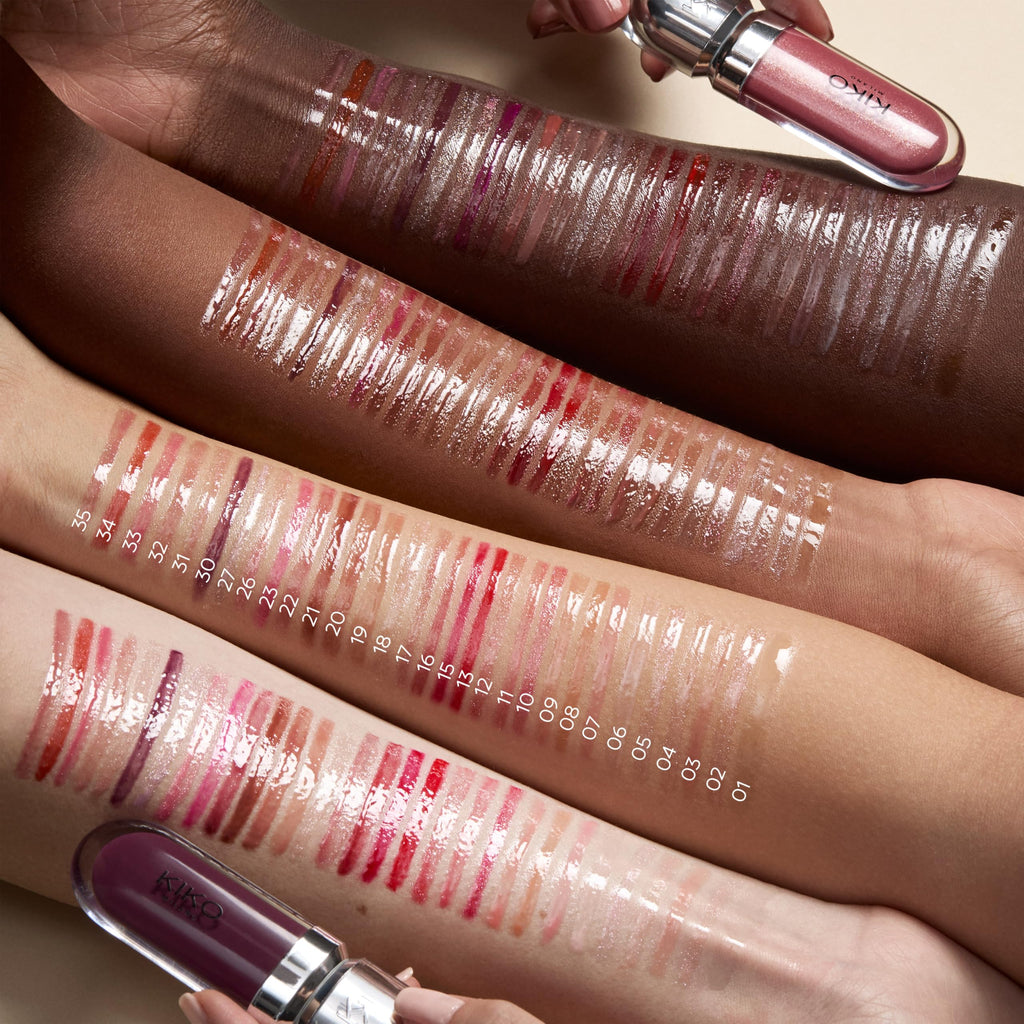 KIKO Milano 3D Hydra Lipgloss 32 I Hydrating Lip Gloss for Plumped 3D Shine, Non-Sticky Lipstick Gloss with Wand Applicator, Long Lasting Comfort, Professional Lip Products by KIKO Milano - Damaged Box